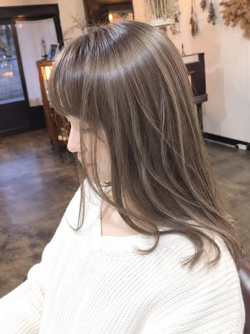 ミディアム シャンブル 宜野湾のヘアスタイル