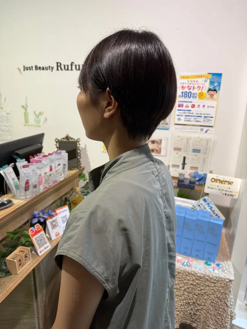 ショート ショートヘア カット 🦋ショートカット モデル紀輔🦋のヘアスタイル