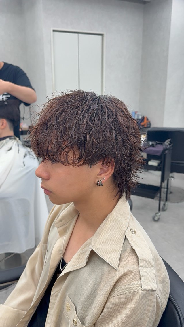 ショート カット パーマ 齊藤 大地のヘアスタイル