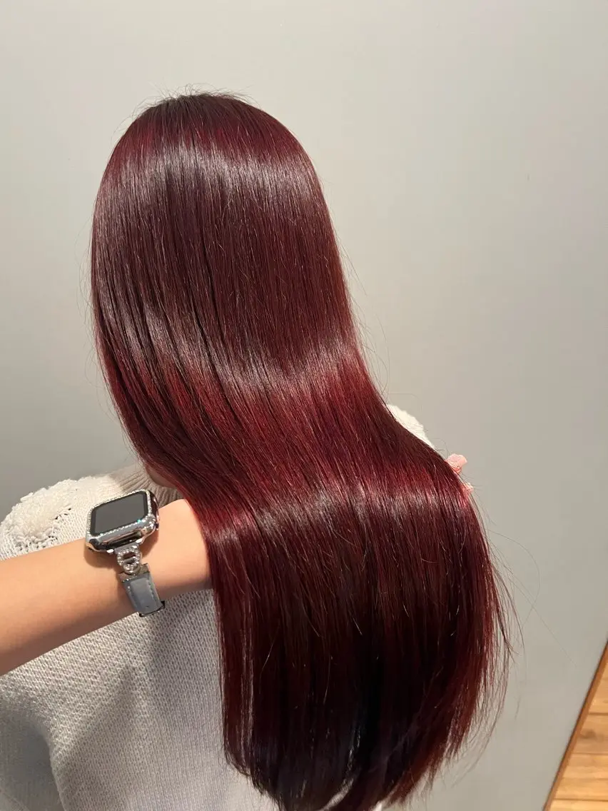 セミロング カラー カット ヘアカラー トリートメント ミディアムレイヤー/ 艶カラー🎀 emiのヘアスタイル