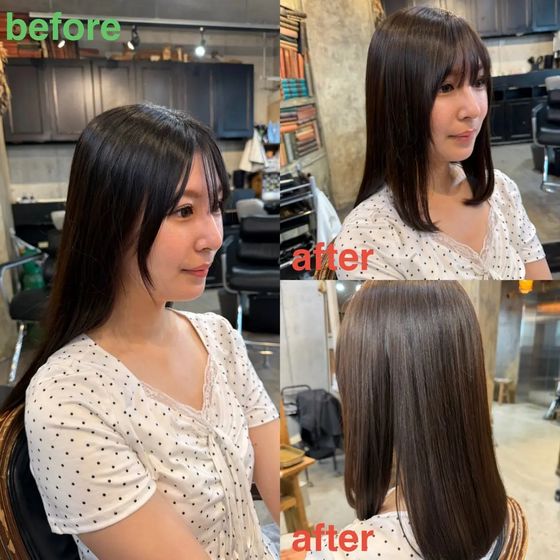 ミディアム カラー ヘアアレンジ ブラウンカラー ナチュラルブラウン レイヤーカット カット ヘアカラー トリートメント 🍀Ryosuke 🍀のヘアスタイル