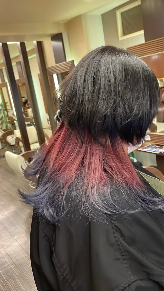 カラー ブリーチ ヘアカラー トリートメント 古指 匠巳のヘアスタイル