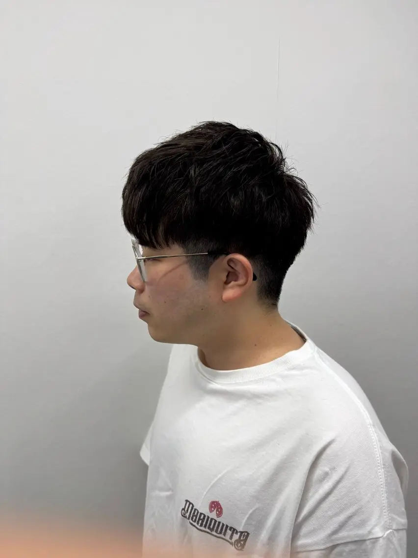 カット＋白髪染めの写真