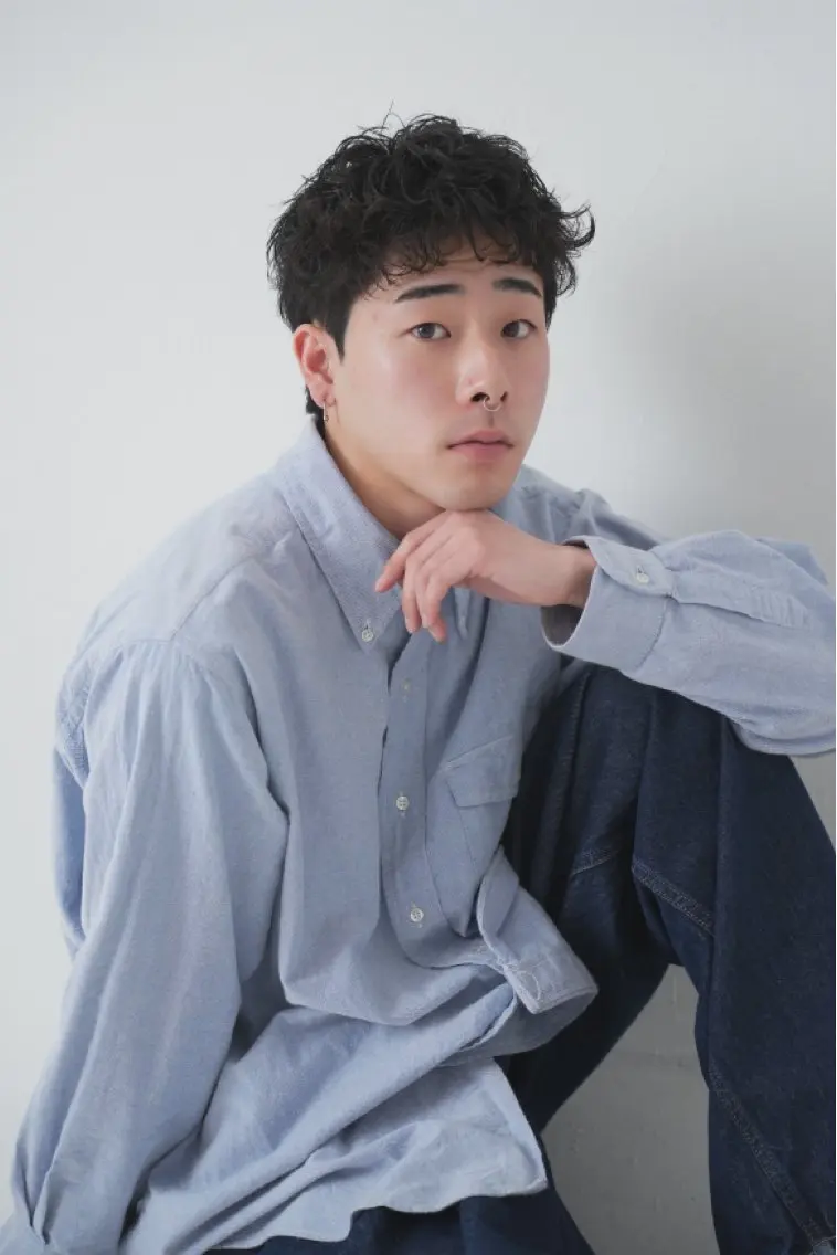 パーマ メンズ 心斎橋メンズサロン リベルテグリットのヘアスタイル