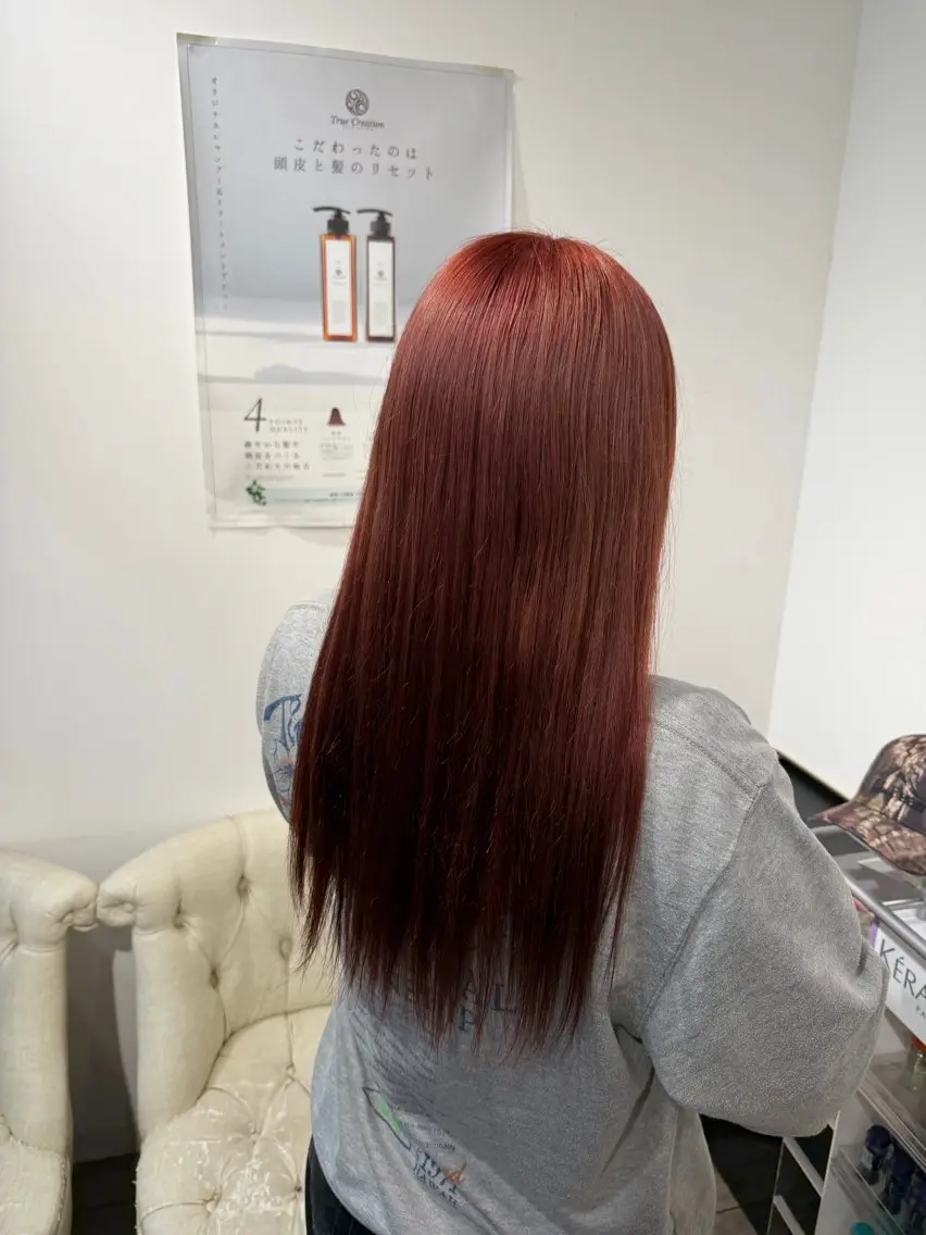 ロング ヘアカラー 艶髪透明感カラー🩶 ✨Miriのヘアスタイル