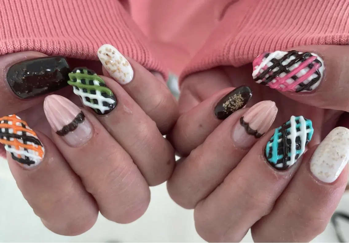 ネイル 持ち込み バレンタイン ハンドネイル M Nailのネイルデザイン