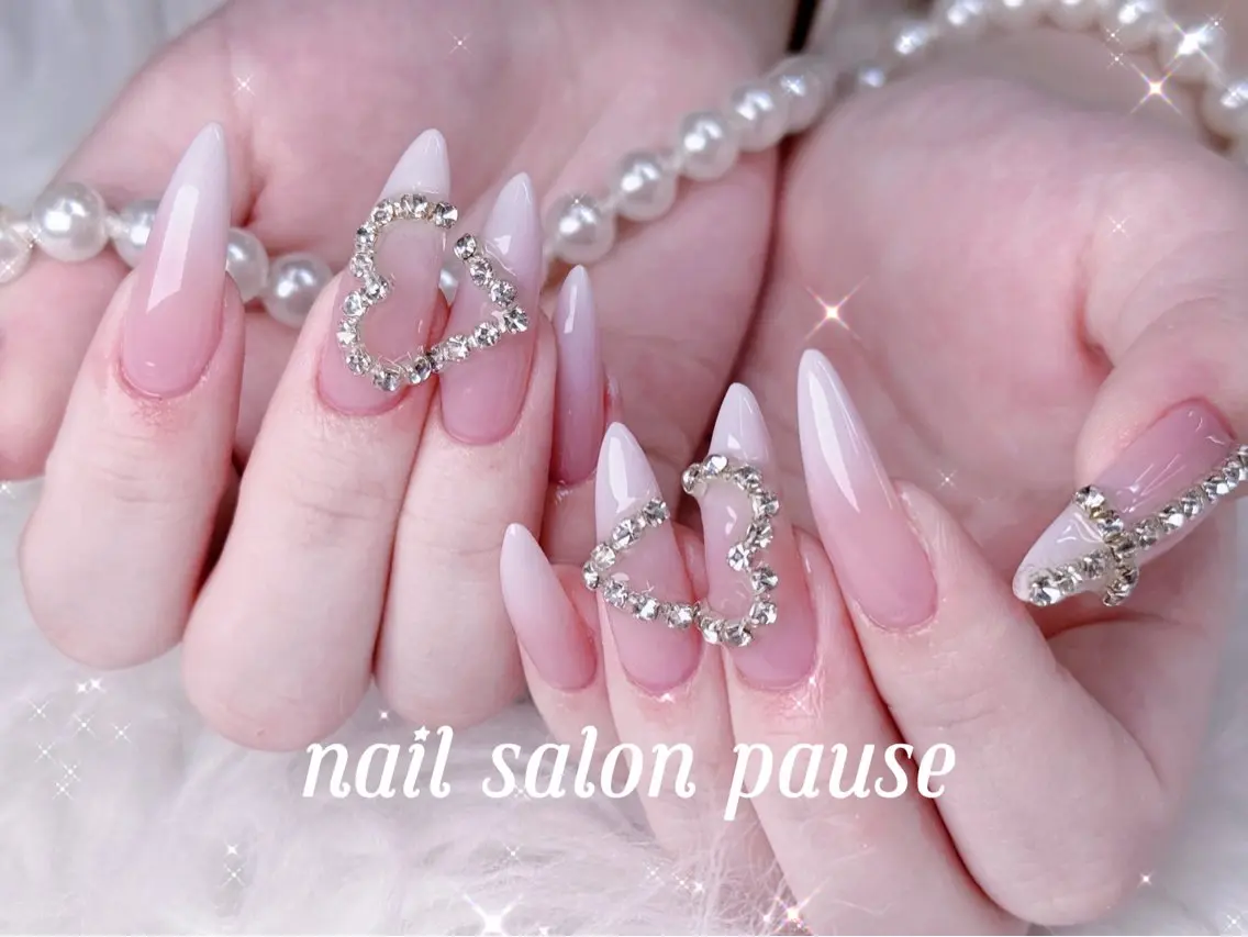 ネイル 長さ出し ネイルチップ ハンドネイル ハンドケア nail salon pause✨のネイルデザイン