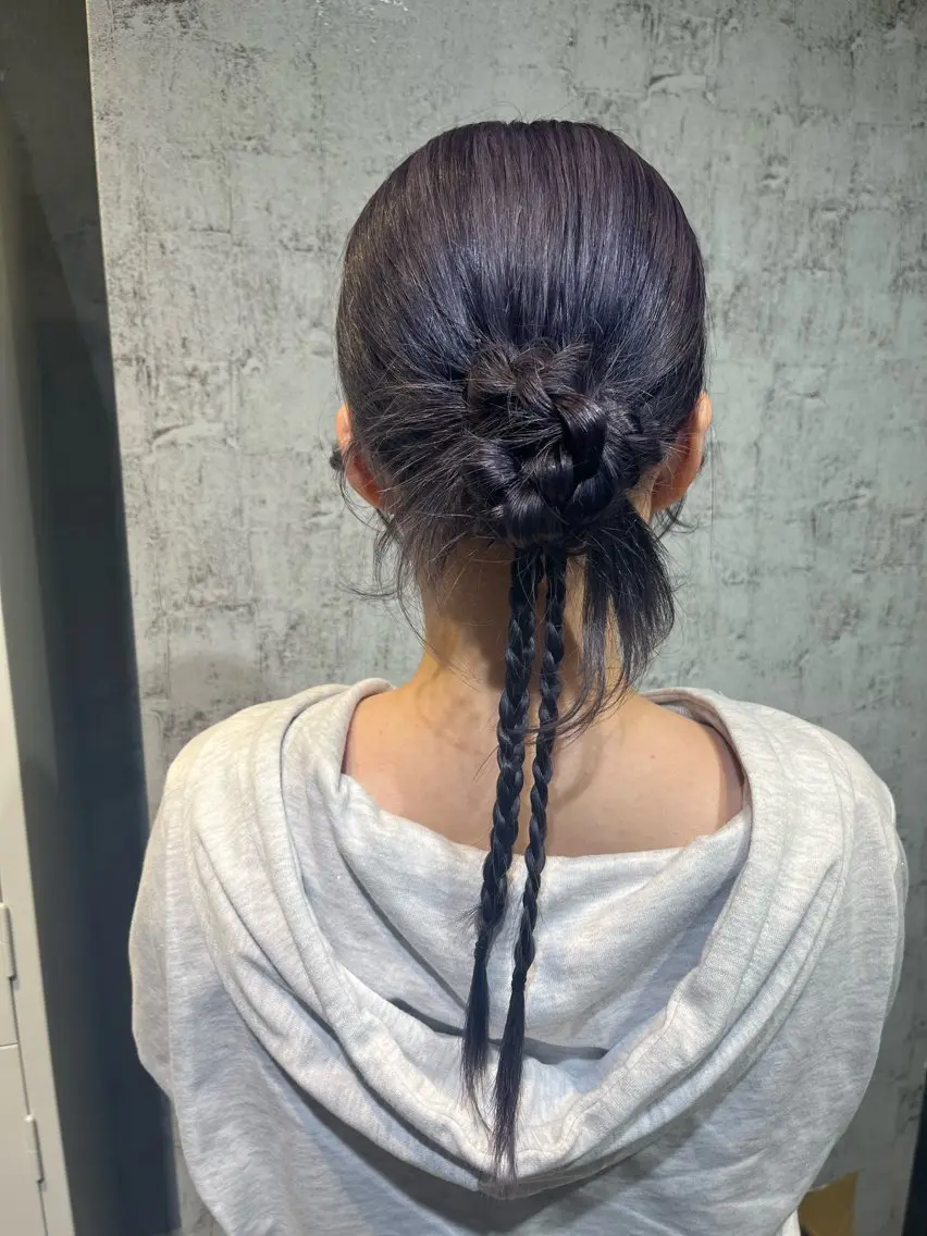 ヘアアレンジ ヘアセット ✨髪質改善カラー✨ ななみのヘアスタイル