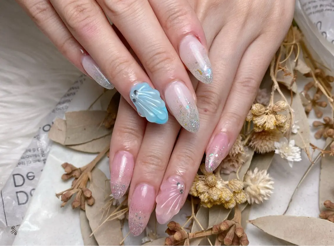 ネイル 成人式 韓国ネイル オフィスネイル ハンドネイル ハンドケア cat‘s nail🐈⬛のネイルデザイン