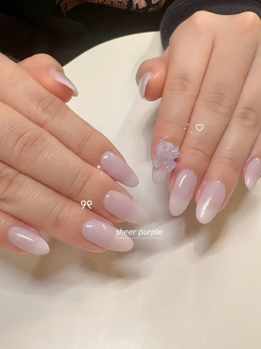 💗初ネイルにも🫧ナチュラルワンカラー【オフ込み】の写真