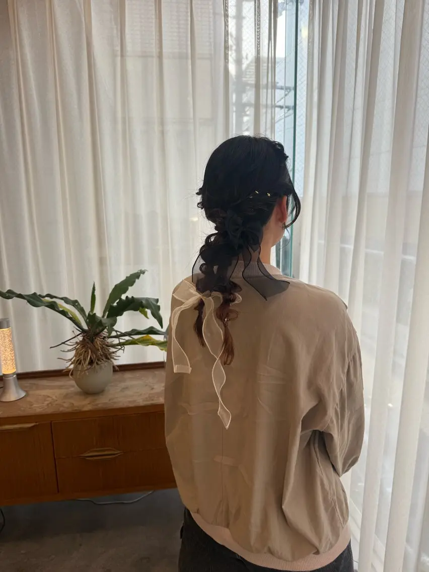 ヘアアレンジ ayumi ／透明感カラーのヘアスタイル