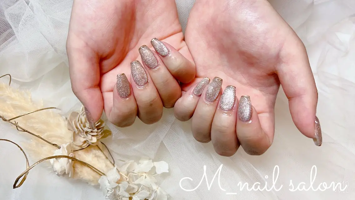 ネイル シンプルネイル M_ nail salonのネイルデザイン
