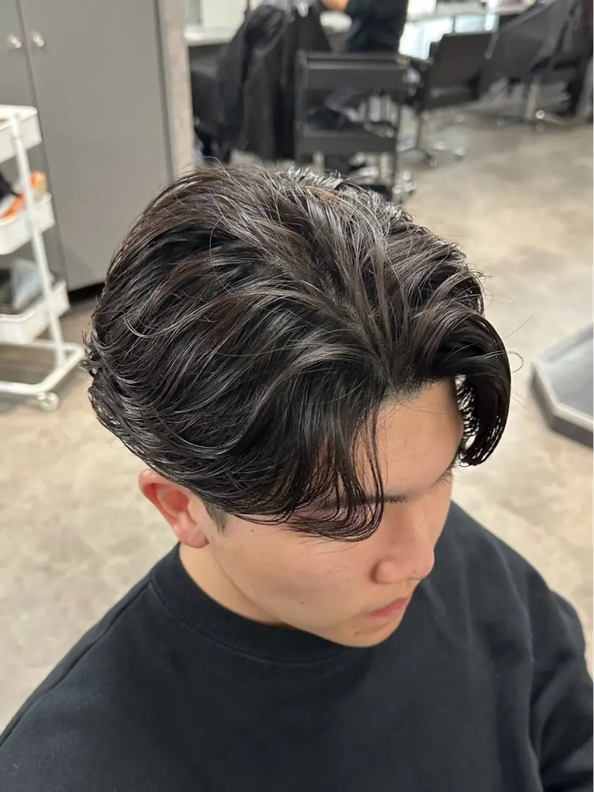 パーマ メンズ 【縮毛矯正】 璃音のヘアスタイル