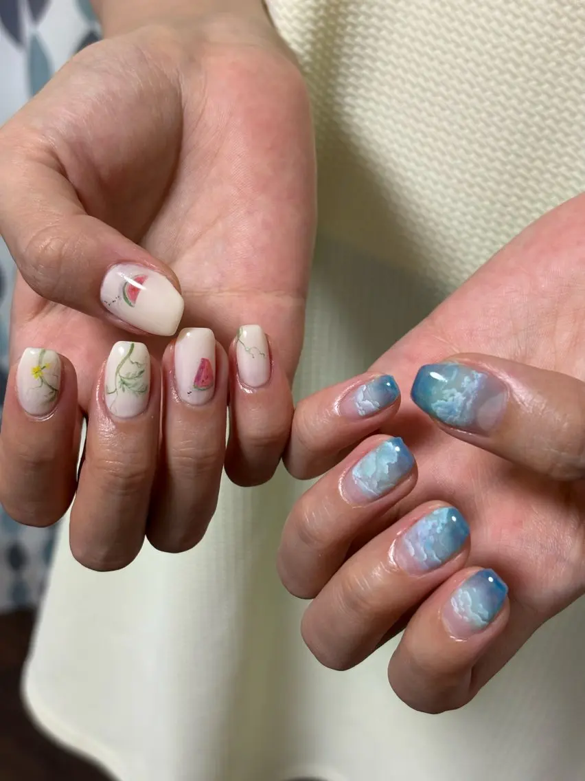 ネイル ハンドネイル FIORITURA Maikoのネイルデザイン