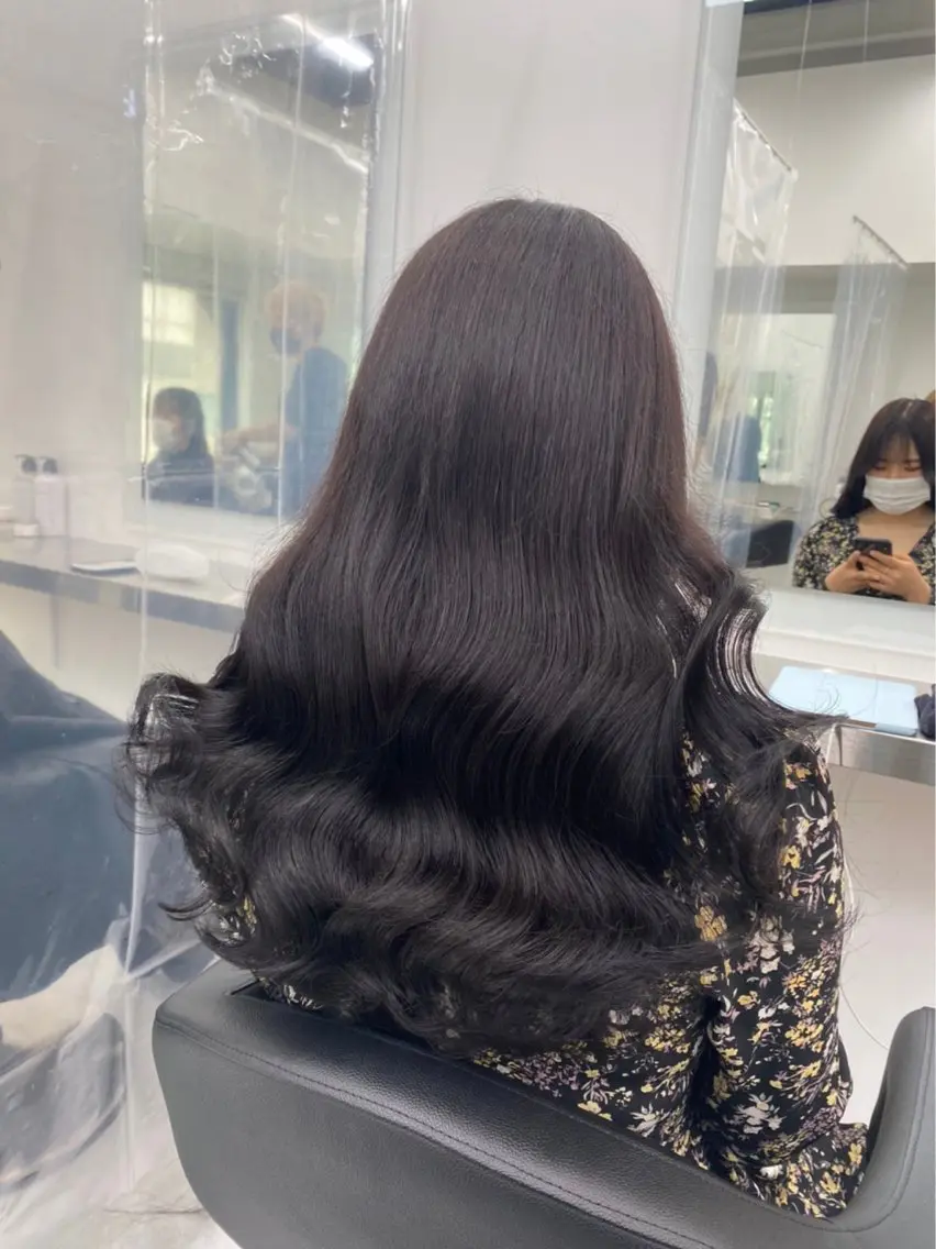 ロング カラー ヘアアレンジ 透明感カラー ヘアカラー ブリーチなし透明感 カラー/MISANOのヘアスタイル