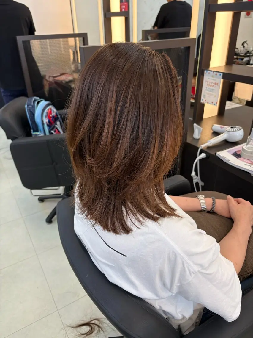 ヘアカラー+カットの写真