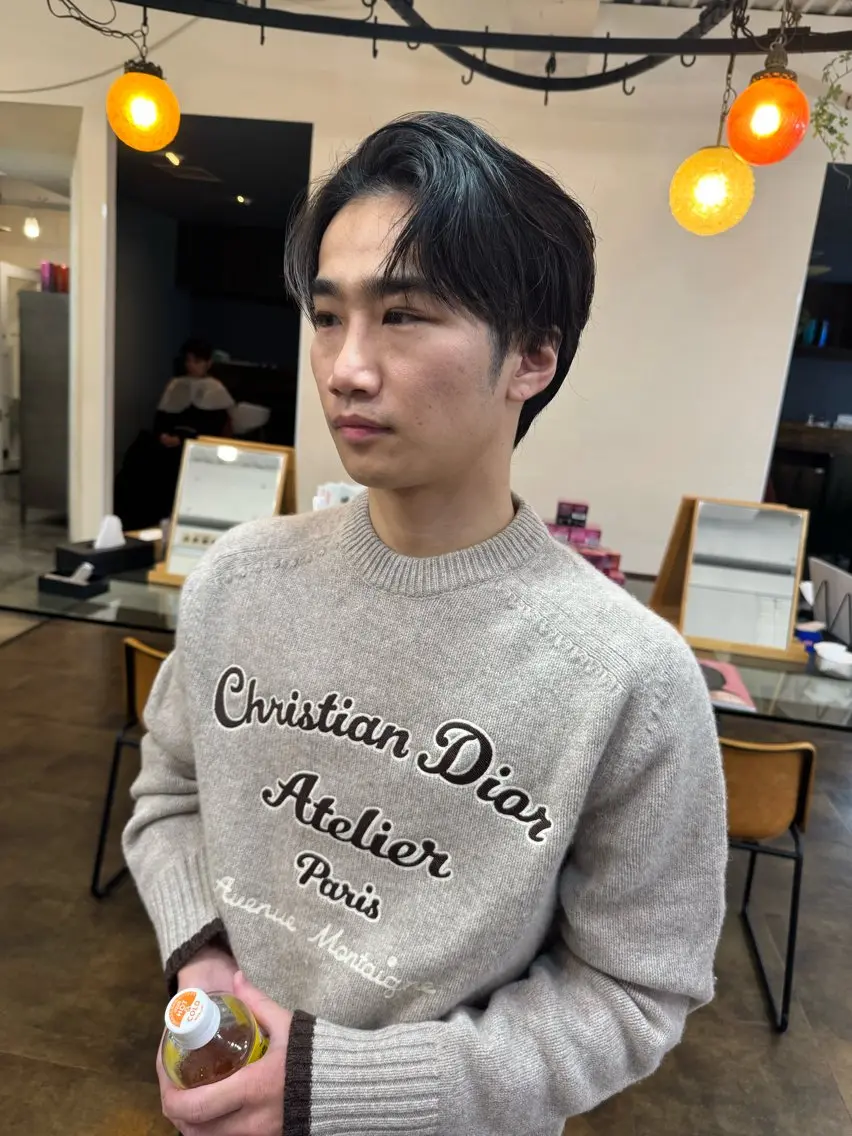 ショート メンズ カット 縮毛矯正 トリートメント ヘアセット メンズ特化パーマ 美容師/小泉賢徒のヘアスタイル