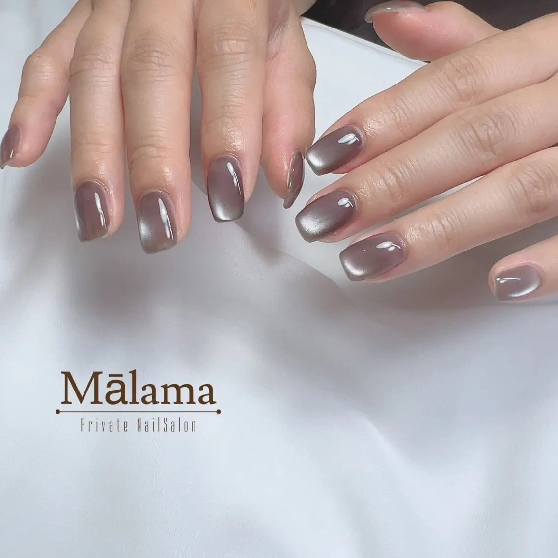 ネイル ジェルネイル マグネットネイル Malama ___Ayakaのネイルデザイン