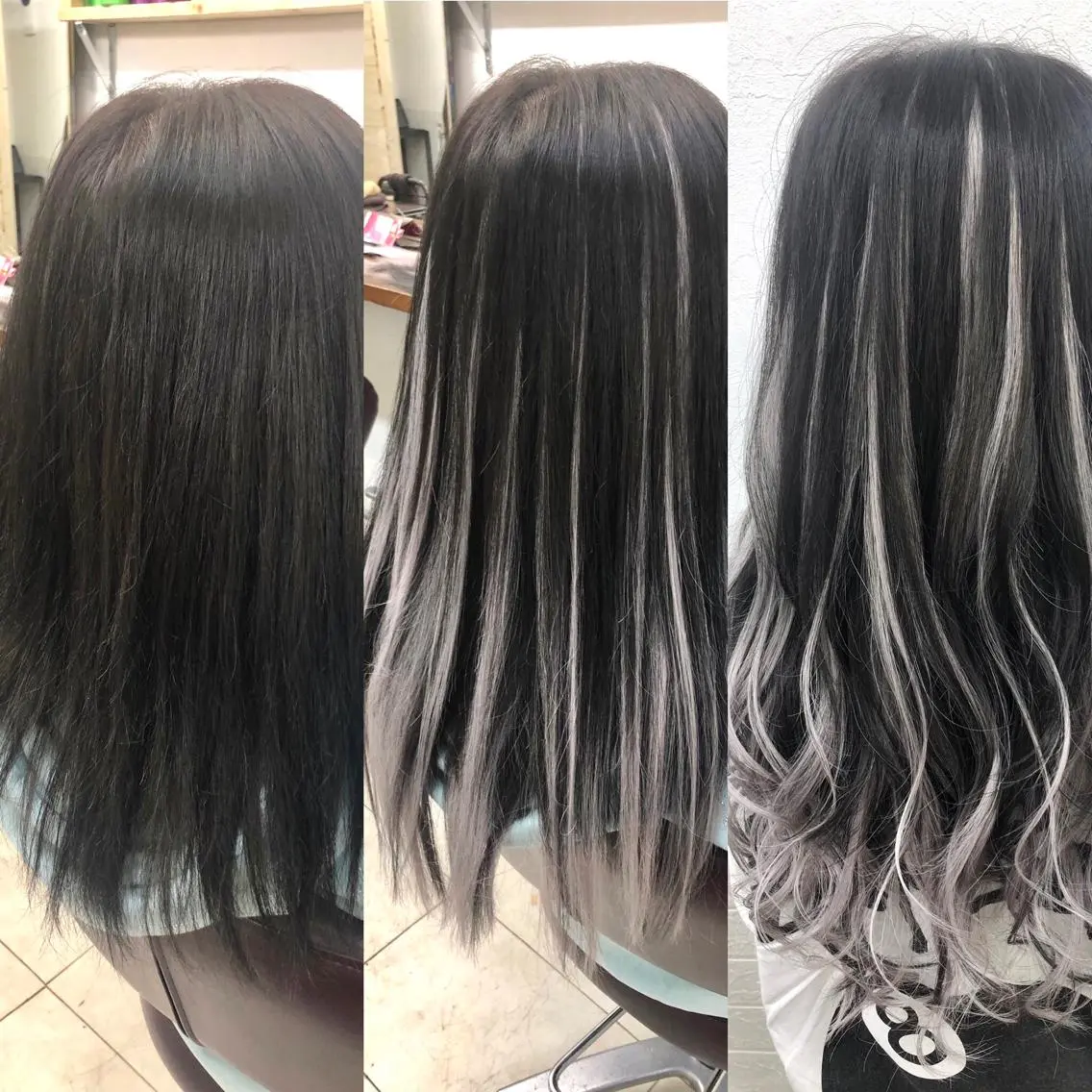 カラー 最高級エクステ /羽エクステ白石宇由のヘアスタイル