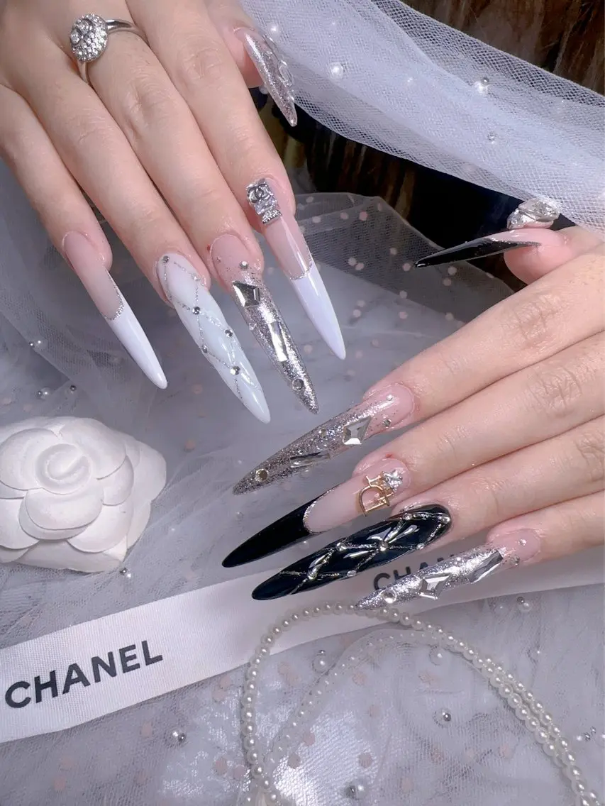 ネイル オーロラネイル フットネイル フレンチネイル ジェルネイル 韓国ネイル ハンドネイル Belle nail salon 新小岩のネイルデザイン