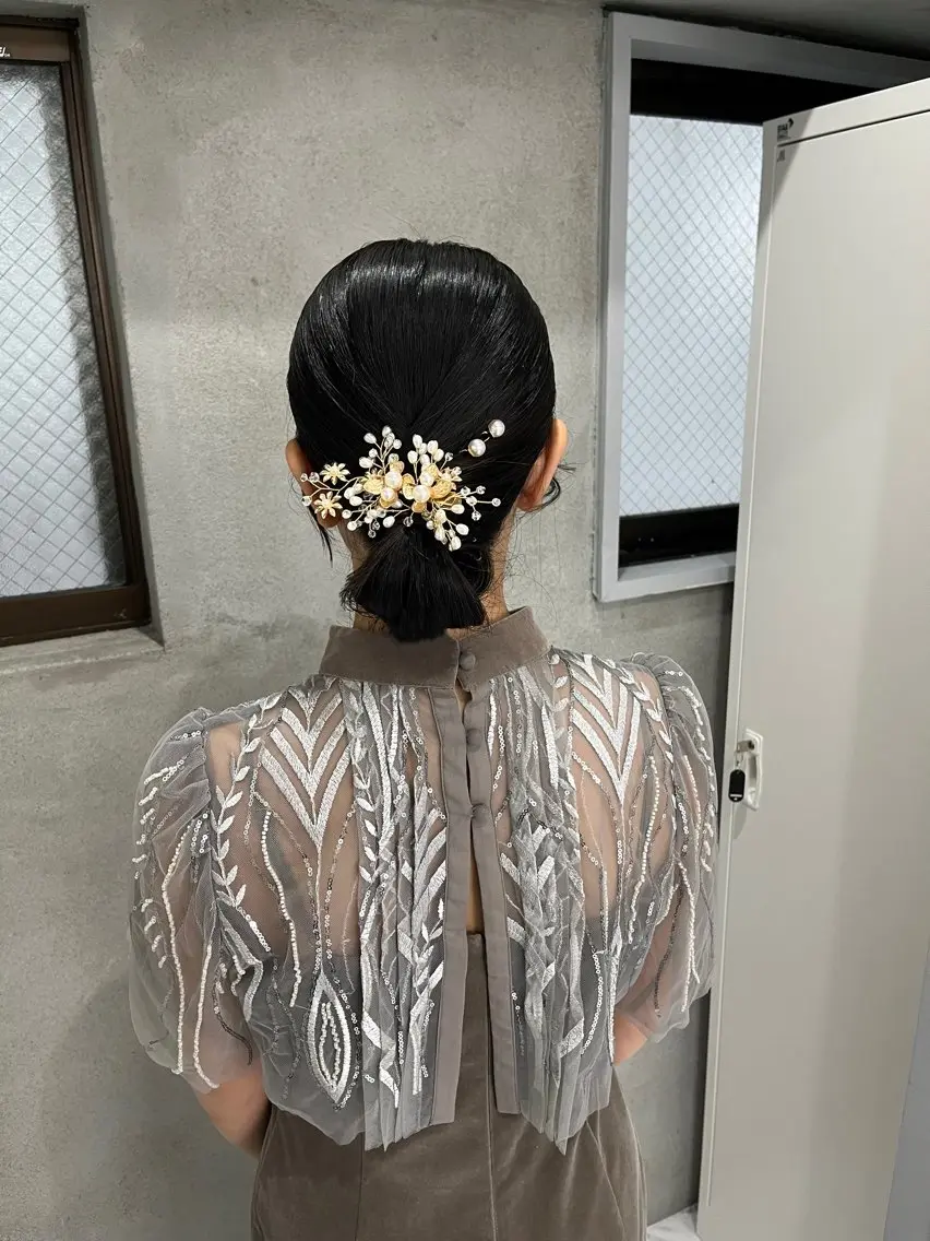 ヘアセット sena⌇ベージュ⌇ ブリーチなしWカラーのヘアスタイル