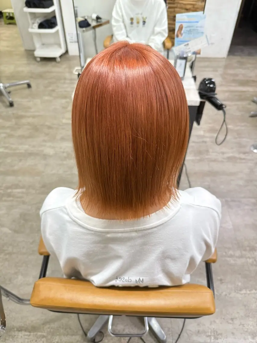 ミディアム ヘアカラー トリートメント ショートカットモデル 募集🫧采夏のヘアスタイル