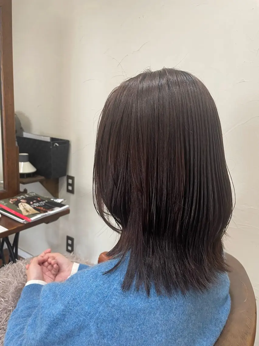ミディアム ヘアカラー 恩藤(おんどう) かおるのヘアスタイル