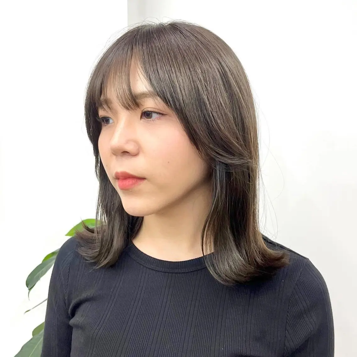 ミディアム カラー ヘアアレンジ 成人式 結婚式・ブライダル グレージュ オリーブグレージュ オリーブグレー HIROKO / 透明感暖色カラー🎀のヘアスタイル
