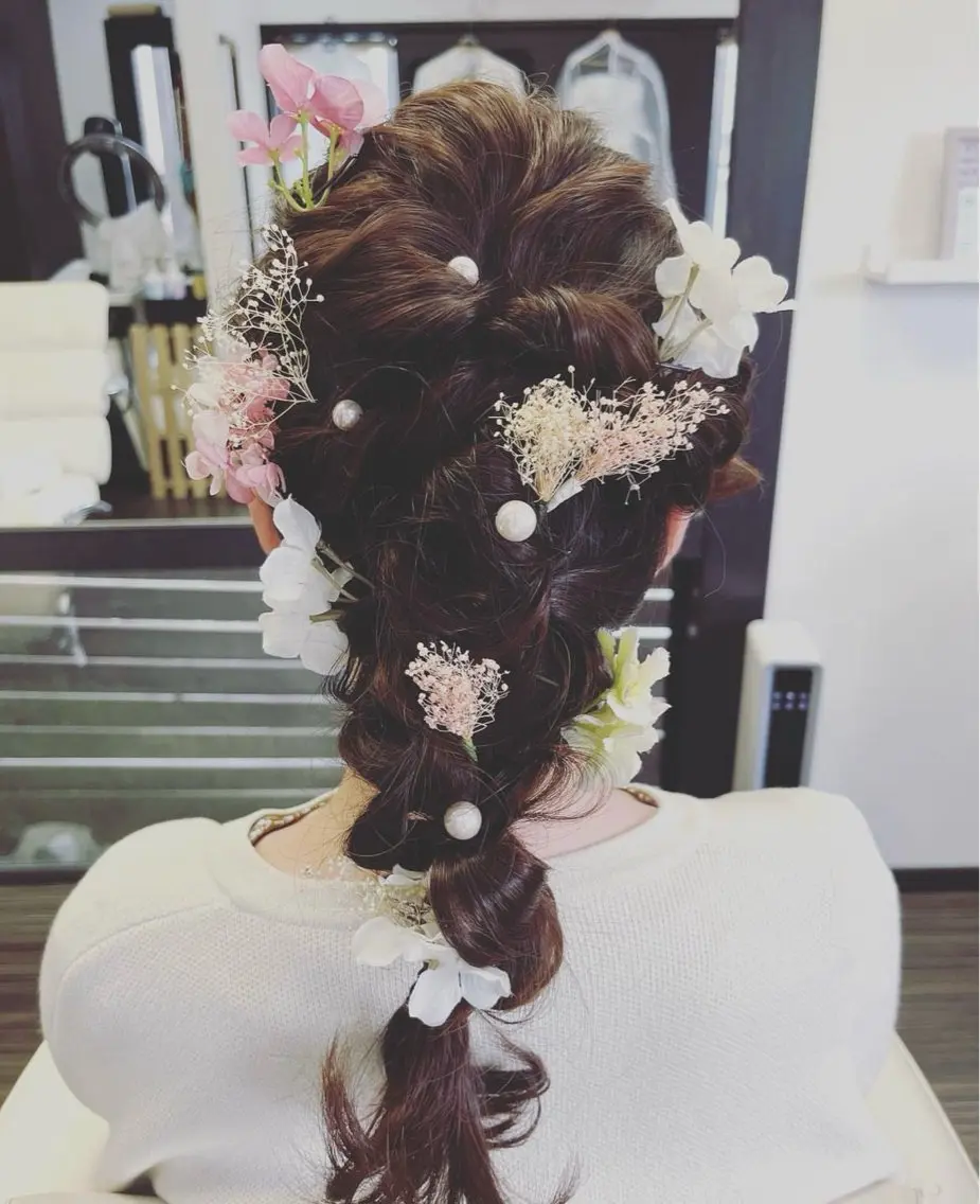 ヘアセットの写真