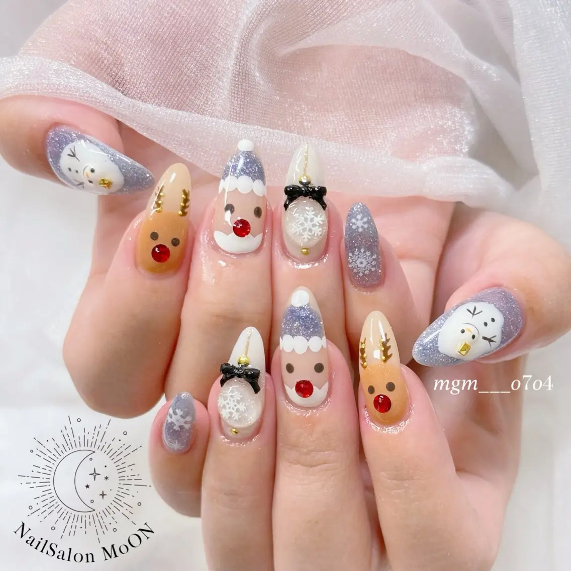 ネイル ハンドネイル ハンドケア MoON...❤︎ MeGuのネイルデザイン
