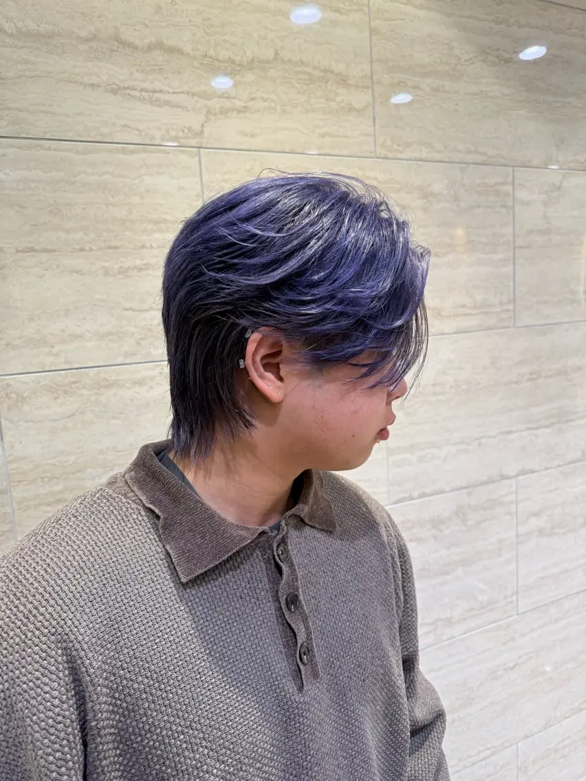 カラー メンズ SATO🖤カット/ メンズ/ショートのヘアスタイル