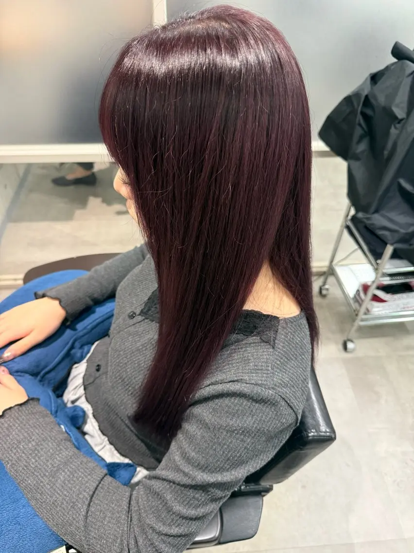 ロング カラー ヘアカラー 黒澤 佑奈のヘアスタイル