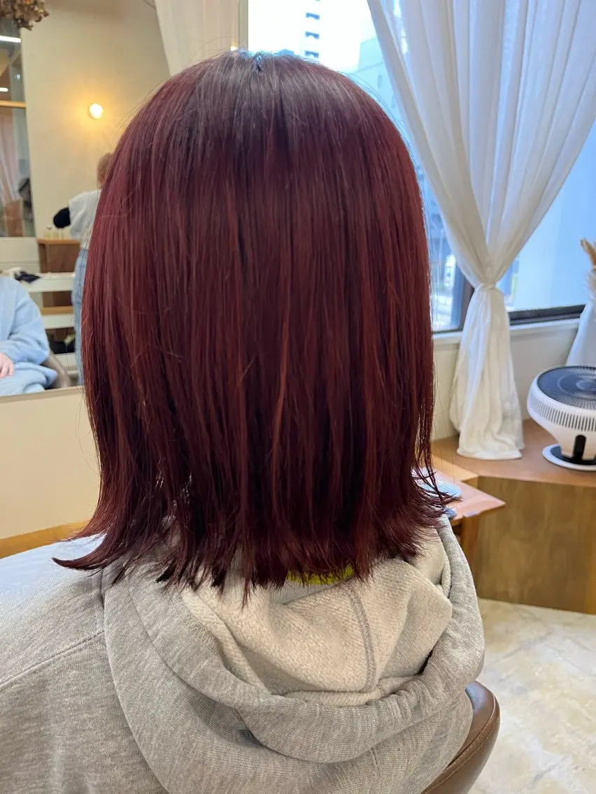 ミディアム 🌻花屋併設🌻濱 幸帆のヘアスタイル