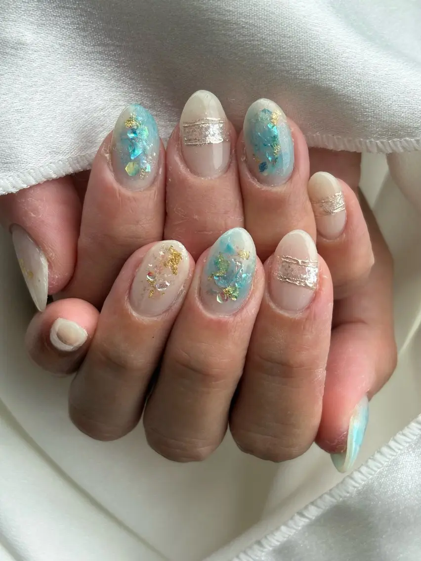 ネイル ハンドネイル フットネイル ✴︎ Delightのネイルデザイン