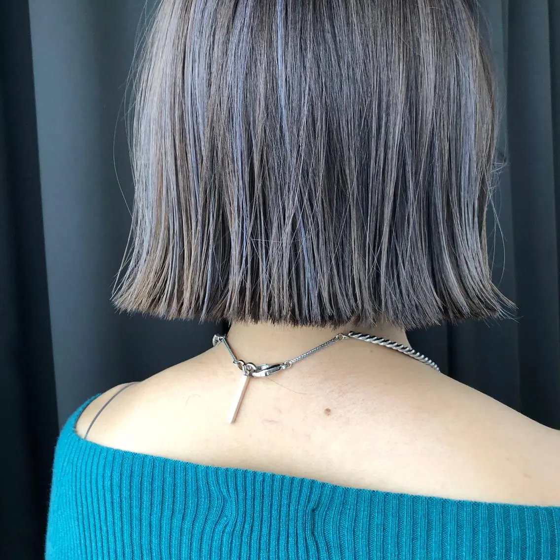 ミディアム カラー ハイライトカラー ハイライト ORIKA 美容室のヘアスタイル