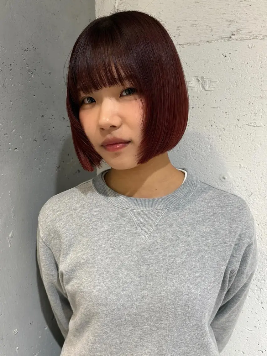ショート 顔周りカット Juna✂️ レイヤー / ボブのヘアスタイル