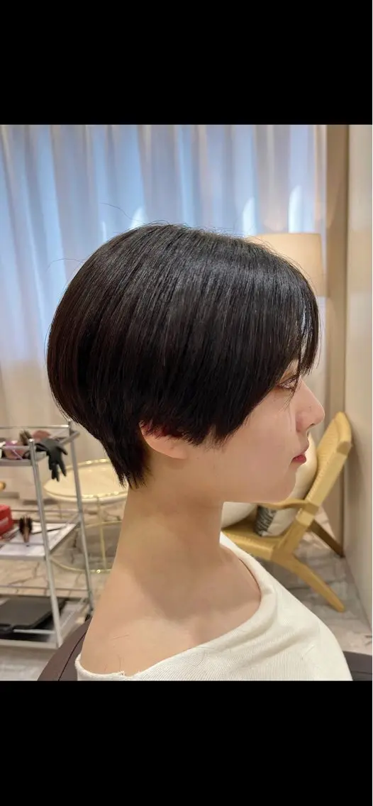 ショート ショートヘア カット 佐々木陸/ショート特 化/明るい白髪染めのヘアスタイル