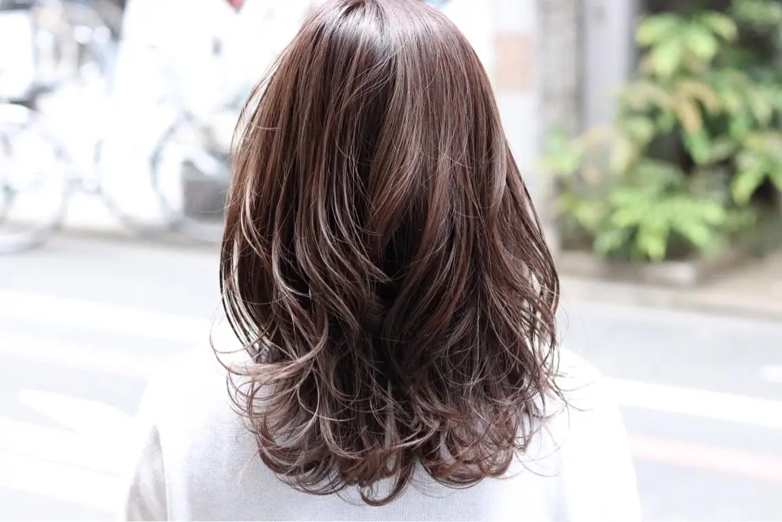 セミロング カラー カット ヘアカラー トリートメント 川内 政人のヘアスタイル