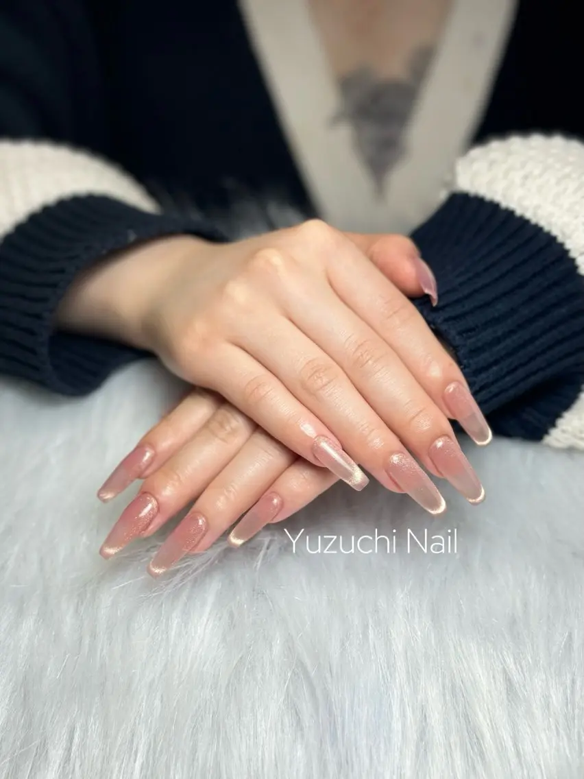 ネイル 夏ネイル ワンホンネイル ハンドネイル ハンドケア Yuzuchi Nailのネイルデザイン