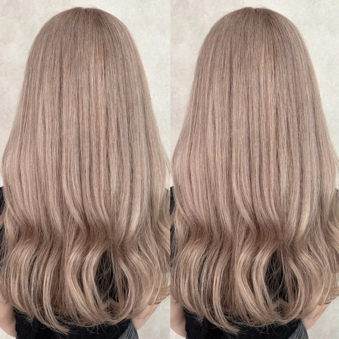 ロング カラー カット ヘアカラー Rin♡透明感ピンク 🎀白肌ラベンダーのヘアスタイル