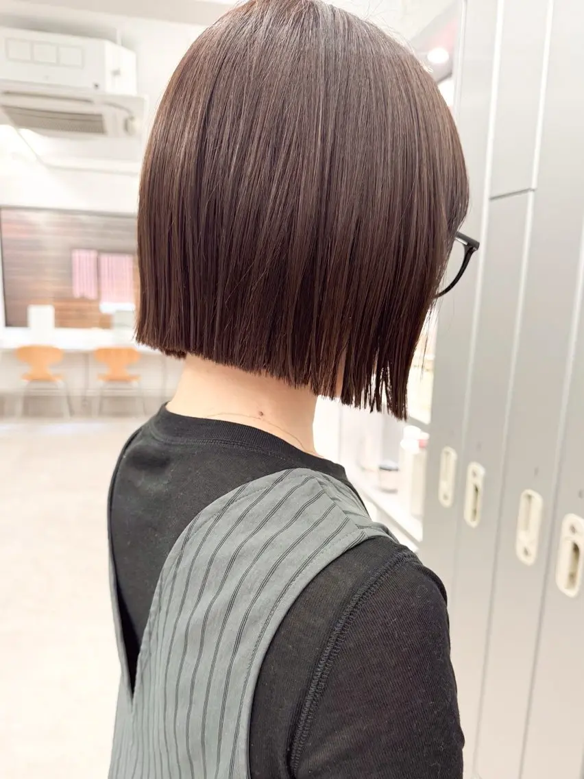 ショート カット トリートメント おしゃれボブ/暖色 カラー🧶いろはのヘアスタイル
