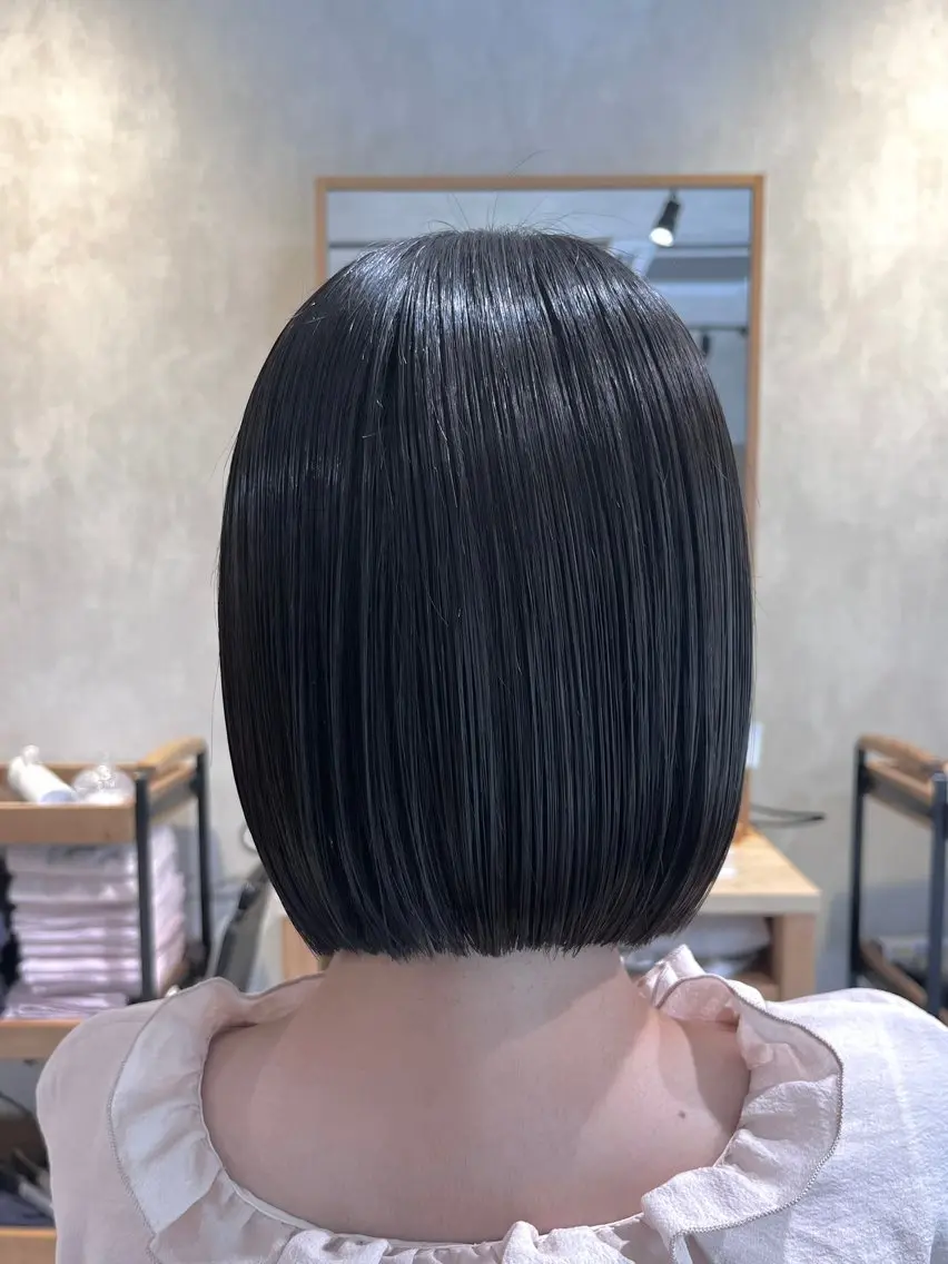 カット+縮毛矯正の写真