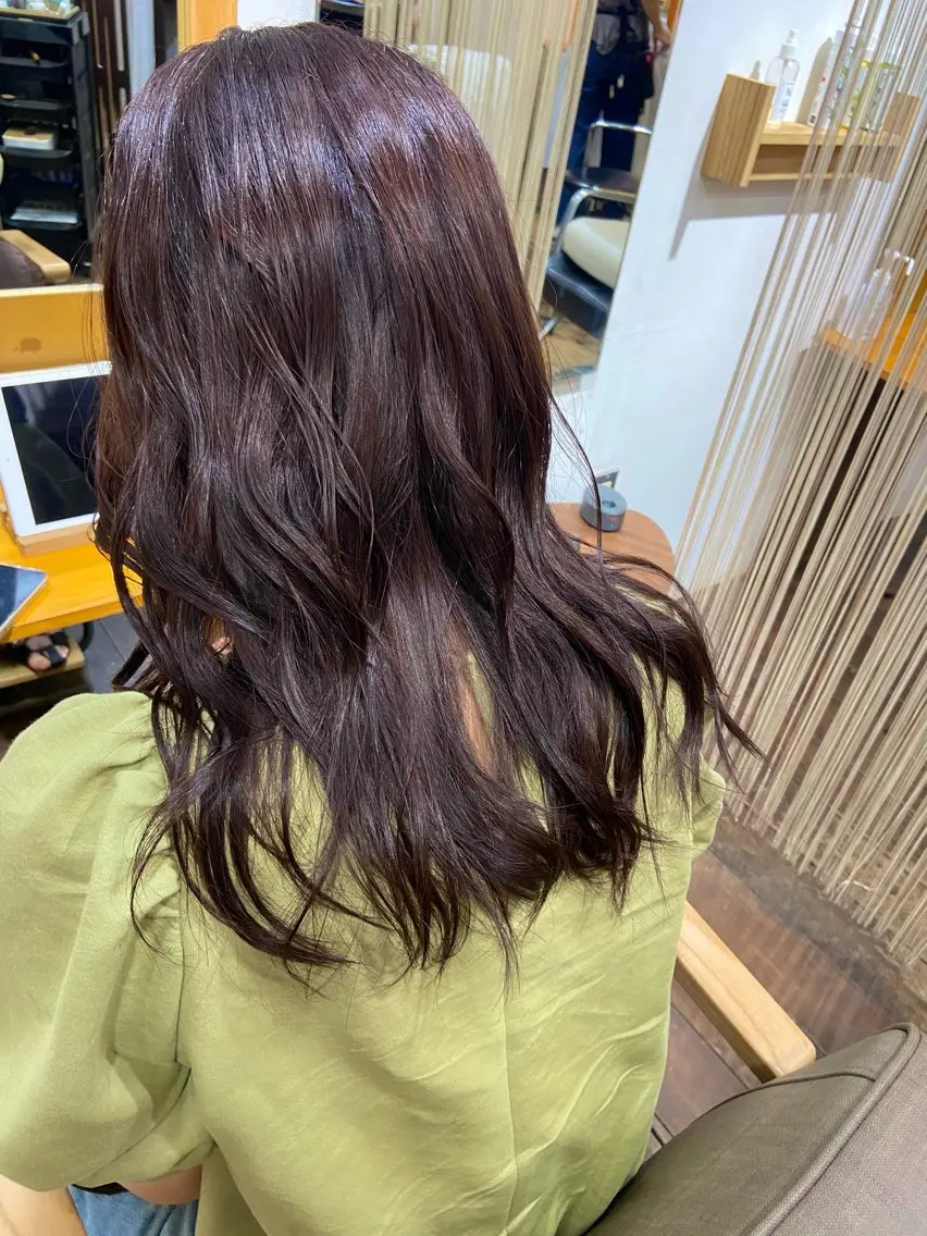 ロング カラー ラベンダーカラー ラベンダーピンク ピンクカラー niro 🌱Kurelのヘアスタイル
