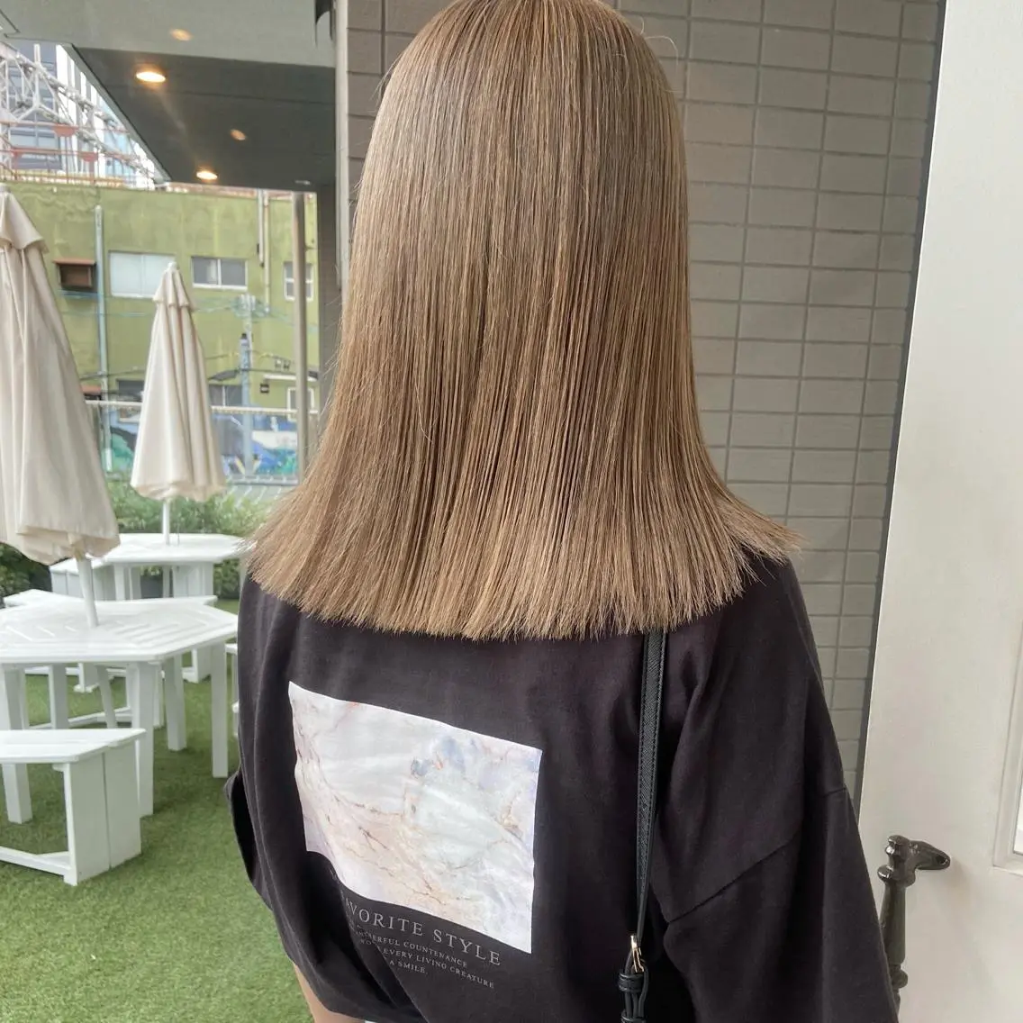 ミディアム カラー coco♡ 韓国hairのヘアスタイル