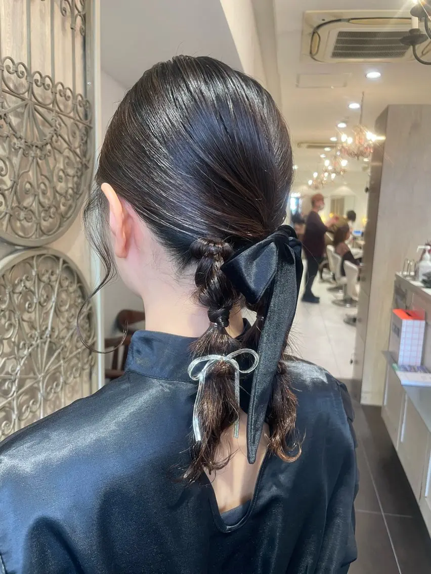 ヘアアレンジ ナカタ ユウナのヘアスタイル