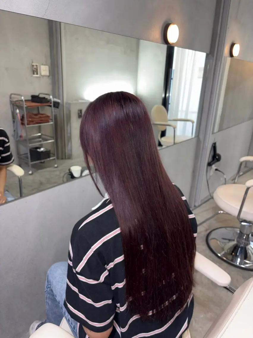 ロング カラー ヘアカラー 松井   結愛/ ユアのヘアスタイル