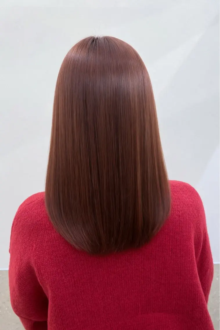 ミディアム 髪質改善 縮毛矯正 多毛くせ毛カット専門 ネギシトモヒロのヘアスタイル