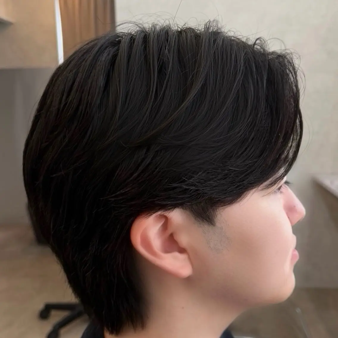 メンズ カット ニュアンスパーマ🌀 毛流れ🩶イザベラのヘアスタイル