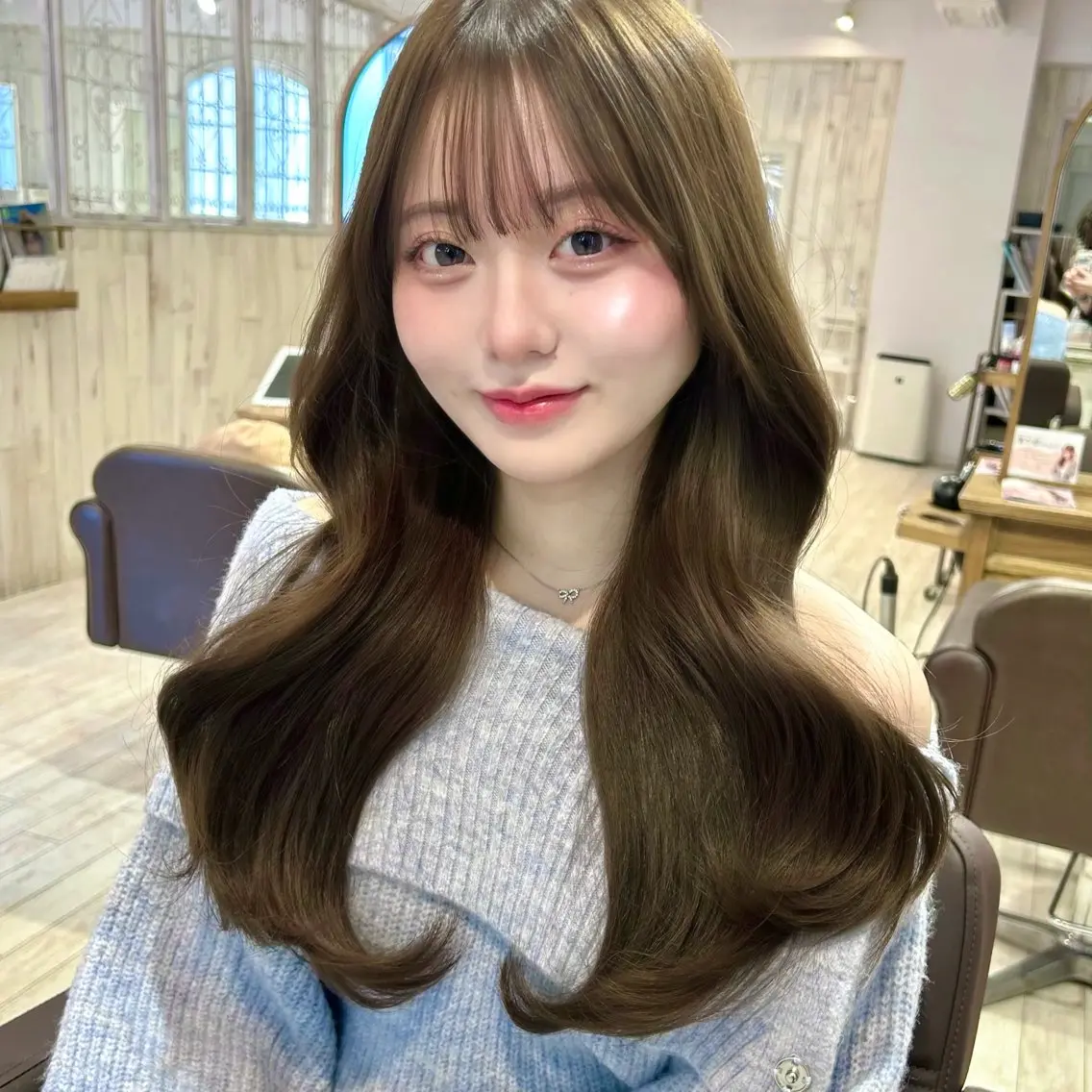 ロング ヘアカラー トリートメント カットモデル募集中 🎀美帆のヘアスタイル