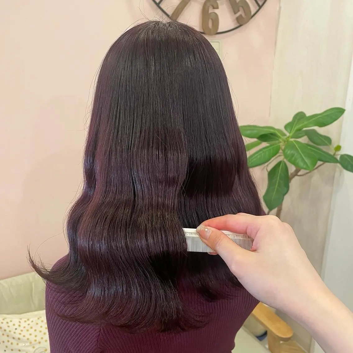 ꒰ 高校生以下限定50%off𓂃🎀𓈒𓏸꒱ ワンカラー【ロング料金なし】の写真